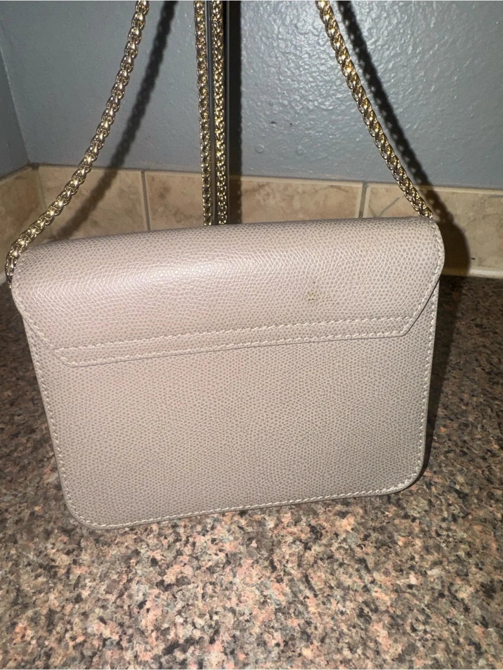 Furla Small Crossbody Bag in Light Taupe EUC